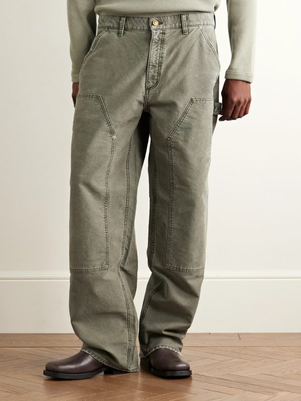 Layton Straight-Leg Cotton-Canvas Trousers - FR Layton Straight-Leg Cotton-Canvas Trousers - FR
