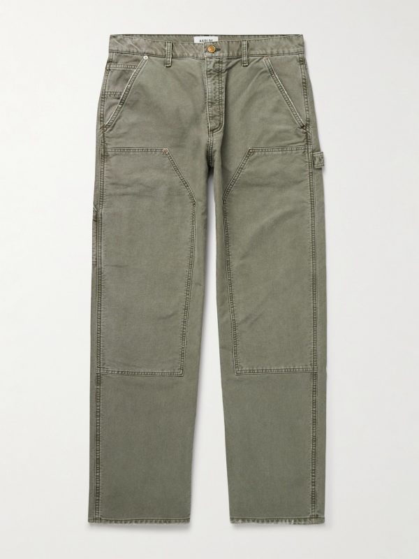 Layton Straight-Leg Cotton-Canvas Trousers Layton Straight-Leg Cotton-Canvas Trousers