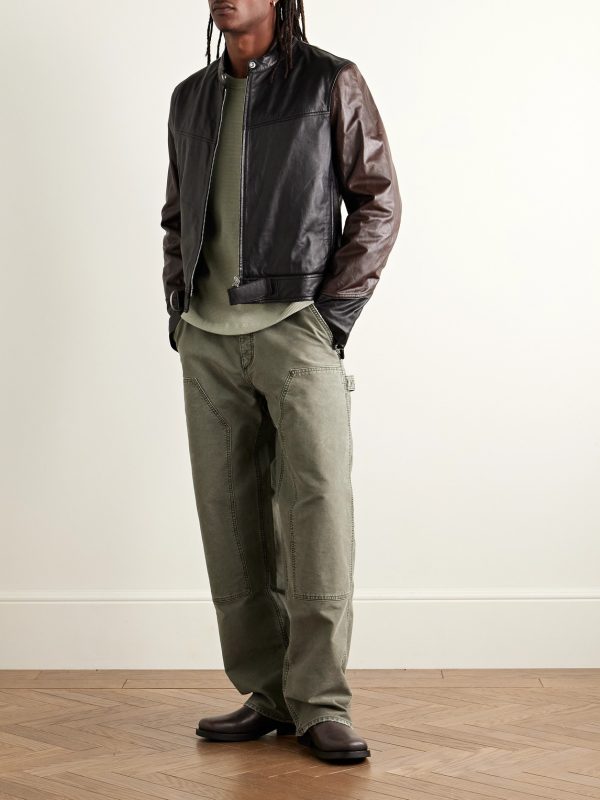 Layton Straight-Leg Cotton-Canvas Trousers - OU Layton Straight-Leg Cotton-Canvas Trousers - OU