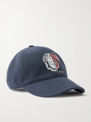+ Marc Jacobs Logo-Embroidered Cotton-Jersey Baseball Cap + Marc Jacobs Logo-Embroidered Cotton-Jersey Baseball Cap