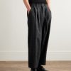 Tapered Cropped Pleated Checked Wool-Blend Suit Trousers - FR Tapered Cropped Pleated Checked Wool-Blend Suit Trousers - FR