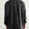 Garson Checked Wool-Blend Shirt - BK Garson Checked Wool-Blend Shirt - BK