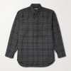 Garson Checked Wool-Blend Shirt Garson Checked Wool-Blend Shirt