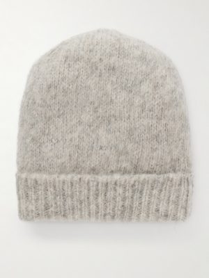 Alpaca and Cotton-Blend Beanie Alpaca and Cotton-Blend Beanie