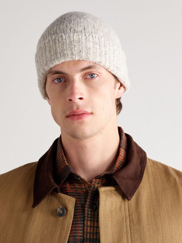 Alpaca and Cotton-Blend Beanie - OU Alpaca and Cotton-Blend Beanie - OU