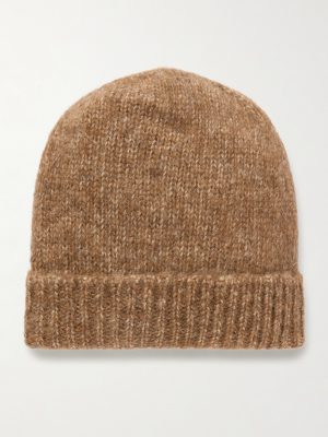 Alpaca and Cotton-Blend Beanie Alpaca and Cotton-Blend Beanie