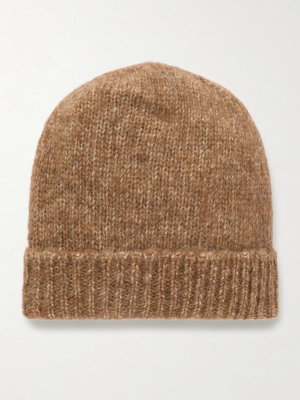 Alpaca and Cotton-Blend Beanie Alpaca and Cotton-Blend Beanie
