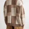Santa Monica Shaggy Jacquard-Knit Alpaca-Blend Sweater - BK Santa Monica Shaggy Jacquard-Knit Alpaca-Blend Sweater - BK
