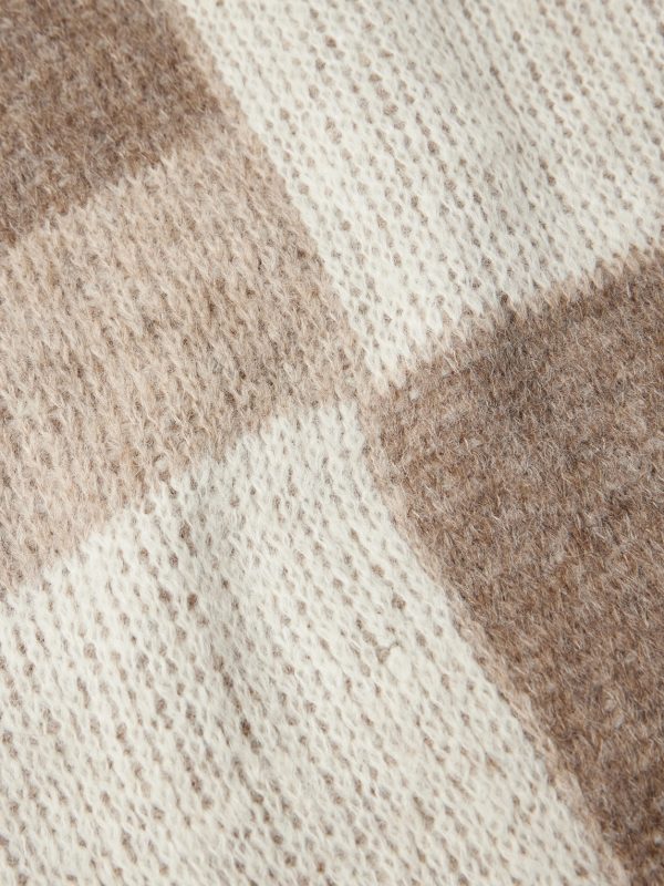 Santa Monica Shaggy Jacquard-Knit Alpaca-Blend Sweater - CU Santa Monica Shaggy Jacquard-Knit Alpaca-Blend Sweater - CU