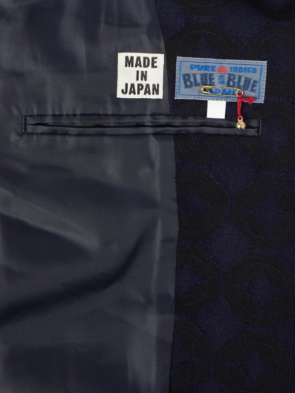 Shippou Cotton and Wool-Blend Jacquard Suit Jacket - E1 Shippou Cotton and Wool-Blend Jacquard Suit Jacket - E1