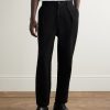 Straight-Leg Sashiko Cotton Trousers - FR Straight-Leg Sashiko Cotton Trousers - FR