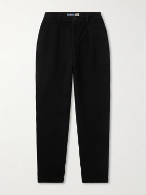 Straight-Leg Sashiko Cotton Trousers