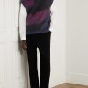 Dégradé Brushed Jacquard-Knit Sweater Vest - OU Dégradé Brushed Jacquard-Knit Sweater Vest - OU