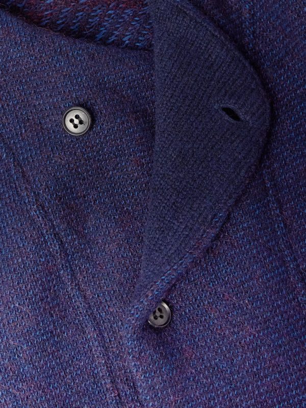 Intarsia Wool-Blend Cardigan - CU