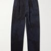 Straight-Leg Wool-Blend Trousers Straight-Leg Wool-Blend Trousers