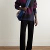 Dégradé Brushed Jacquard-Knit Sweater - OU