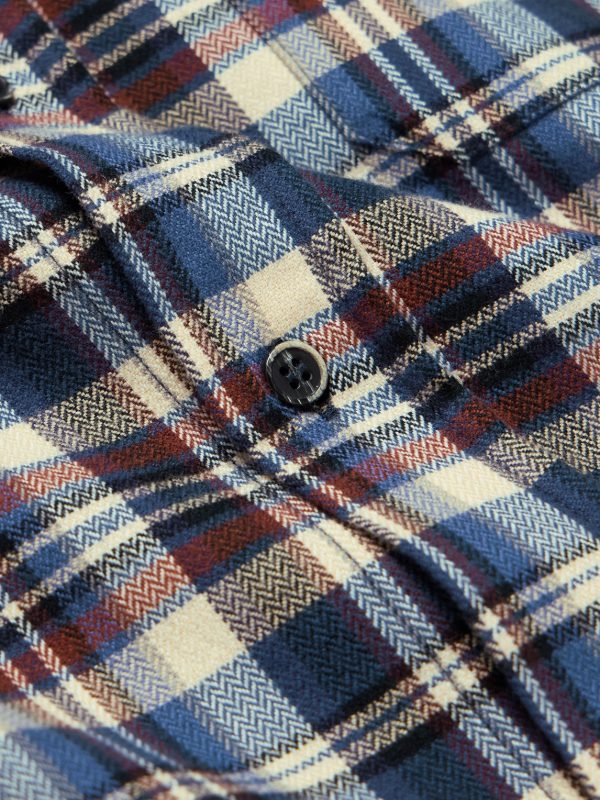Checked Brushed-Cotton Shirt - CU Checked Brushed-Cotton Shirt - CU