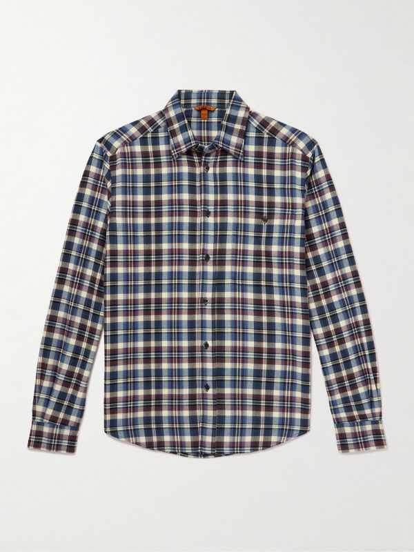 Checked Brushed-Cotton Shirt Checked Brushed-Cotton Shirt