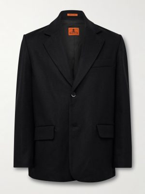 Wool-Blend Felt Blazer Wool-Blend Felt Blazer