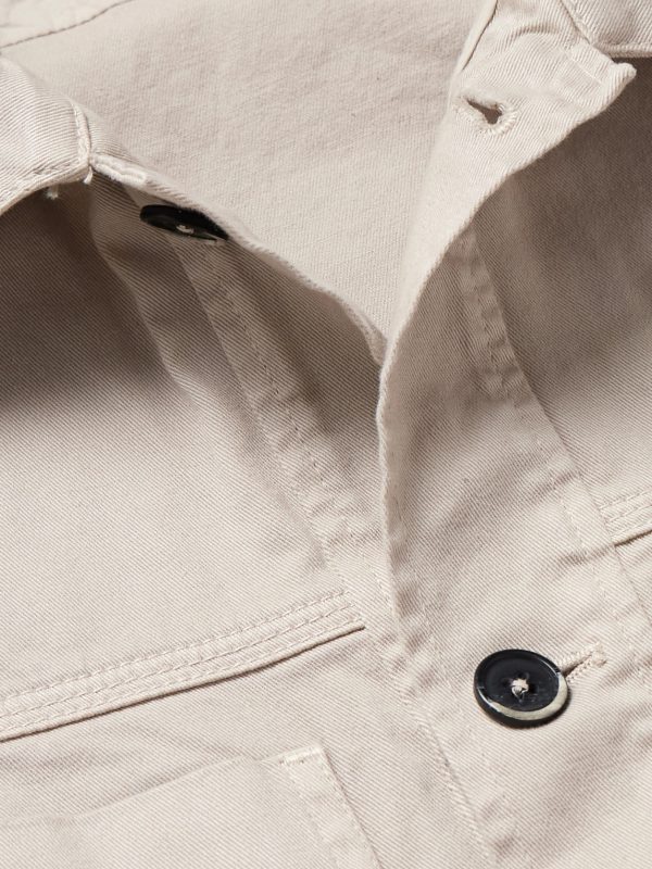 Cotton-Blend Twill Overshirt - CU