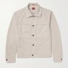 Cotton-Blend Twill Overshirt