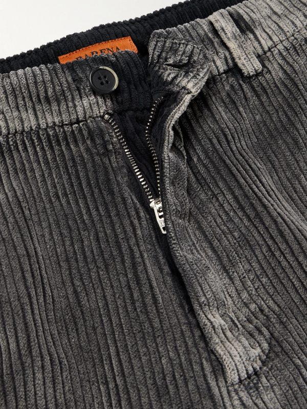 Canasta Straight-Leg Garment-Dyed Cotton-Corduroy Trousers - E1 Canasta Straight-Leg Garment-Dyed Cotton-Corduroy Trousers - E1