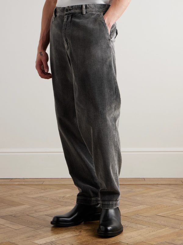 Canasta Straight-Leg Garment-Dyed Cotton-Corduroy Trousers - FR Canasta Straight-Leg Garment-Dyed Cotton-Corduroy Trousers - FR