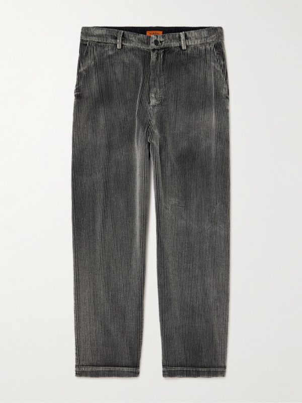 Canasta Straight-Leg Garment-Dyed Cotton-Corduroy Trousers Canasta Straight-Leg Garment-Dyed Cotton-Corduroy Trousers