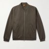 Virgin Wool-Blend Jersey Varsity Jacket Virgin Wool-Blend Jersey Varsity Jacket