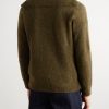 Alpaca-Blend Half-Zip Sweater - BK Alpaca-Blend Half-Zip Sweater - BK