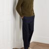 Alpaca-Blend Half-Zip Sweater - OU Alpaca-Blend Half-Zip Sweater - OU