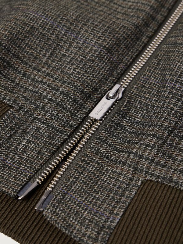 Virgin Wool-Blend Jersey Varsity Jacket - E1 Virgin Wool-Blend Jersey Varsity Jacket - E1