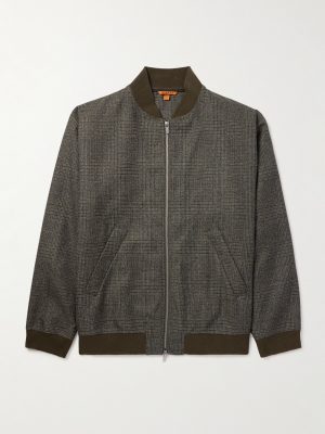 Virgin Wool-Blend Jersey Varsity Jacket Virgin Wool-Blend Jersey Varsity Jacket