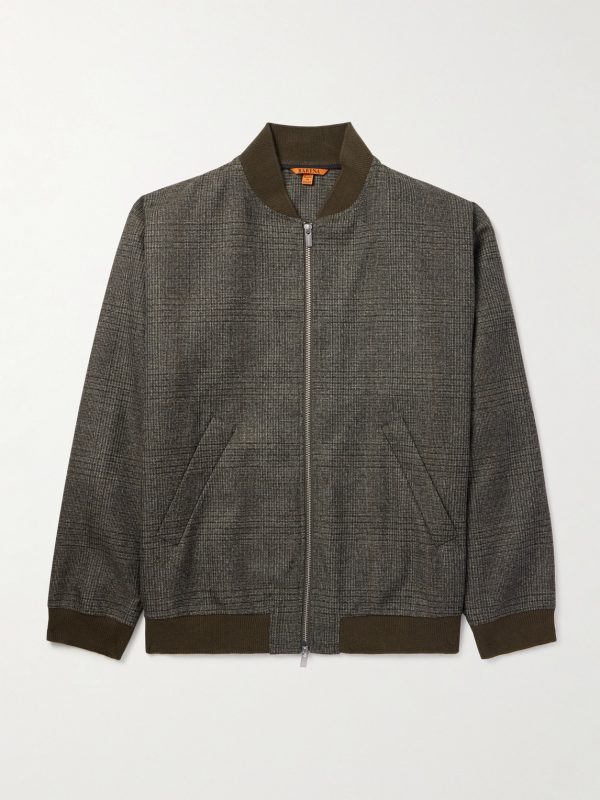 Virgin Wool-Blend Jersey Varsity Jacket Virgin Wool-Blend Jersey Varsity Jacket