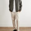 Virgin Wool-Blend Jersey Varsity Jacket - OU Virgin Wool-Blend Jersey Varsity Jacket - OU