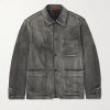 Garment-Dyed Cotton-Corduroy Overshirt