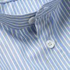 Grandad-Collar Striped Cotton-Poplin Shirt - CU