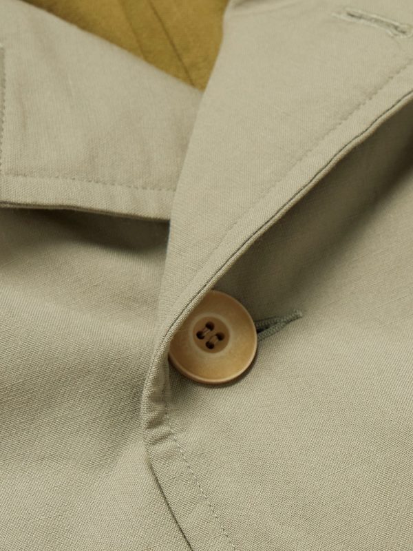 Winslow Padded Wool and Linen-Blend Down Coat - CU