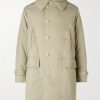 Winslow Padded Wool and Linen-Blend Down Coat