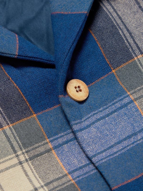 Keesey Checked Wool and Linen-Blend Flannel Down Jacket - E1 Keesey Checked Wool and Linen-Blend Flannel Down Jacket - E1