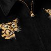 Norad Embroidered Brushed-Silk Blouson Jacket - CU