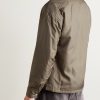 Keesey Convertible-Collar Padded Silk-Twill Shirt Jacket - BK Keesey Convertible-Collar Padded Silk-Twill Shirt Jacket - BK