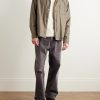 Keesey Convertible-Collar Padded Silk-Twill Shirt Jacket - OU Keesey Convertible-Collar Padded Silk-Twill Shirt Jacket - OU