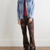 Social Sculpture Logo-Embroidered Denim Shirt - OU Social Sculpture Logo-Embroidered Denim Shirt - OU