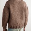 Shawl-Collar Wool and Cashmere-Blend Cardigan - BK Shawl-Collar Wool and Cashmere-Blend Cardigan - BK