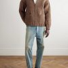 Shawl-Collar Wool and Cashmere-Blend Cardigan - OU Shawl-Collar Wool and Cashmere-Blend Cardigan - OU