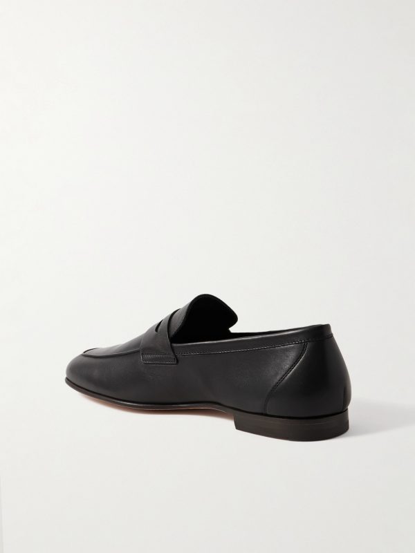 Leather Penny Loafers - BK Leather Penny Loafers - BK