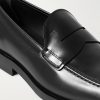 Glossed-Leather Penny Loafers - CU