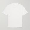 Slim-Fit Pointelle-Knit Organic Cotton Shirt Slim-Fit Pointelle-Knit Organic Cotton Shirt