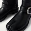 Tabi Split-Toe Buckled Leather Boots - CU Tabi Split-Toe Buckled Leather Boots - CU